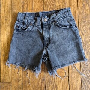 Vintage Levi's 550 Kids 8 Denim Cutoff Shorts